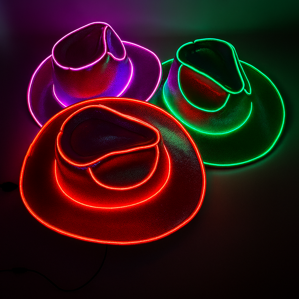 LED light-up hats for parties